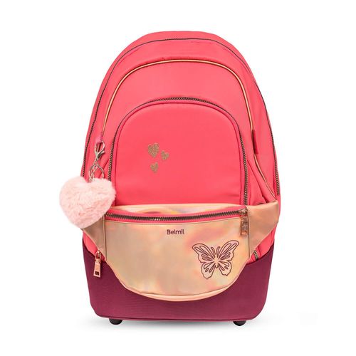 Belmil 2-IN-1 Schultasche & Gürteltasche 2-teilig 