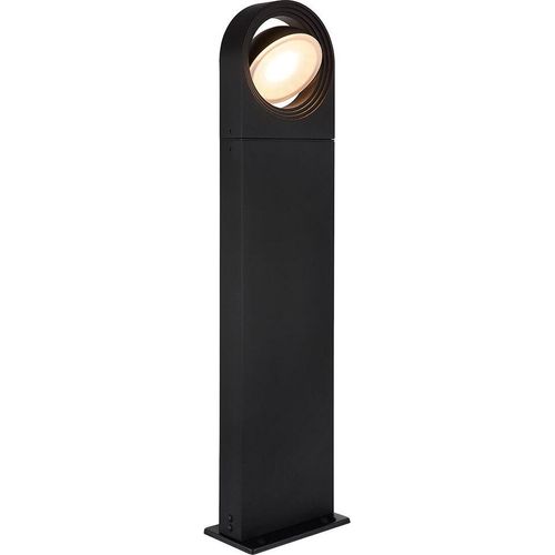 LED Stehleuchte, Alu, Schwarz, IP44, Dreh-Schwenkbar