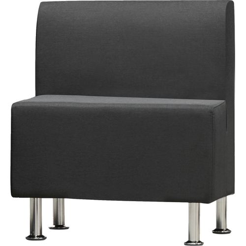Loungemöbel Be-Soft, Sessel mitte, schwarz