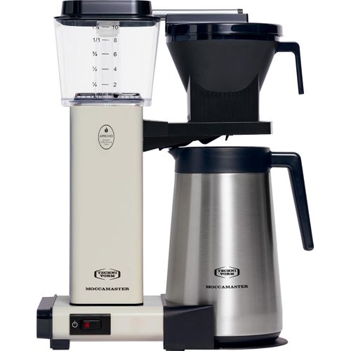 MOCCAMASTER Thermo Filterkaffeemaschine KBGT Off-White Thermoskanne weiß NEU
