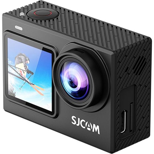 SJCAM SJ6PRO 4K 60fps Action-Kamera, Dual-Screen-WiFi-Sportkamera, 24MP-Foto, 2,0-Zoll-LCD-Touchpanel, Ultraweitwinkel, 6-Achsen-Anti-Shake, eingebauter Mikrofon-Akku mit 30?m wasserdichtem Gehaeuse