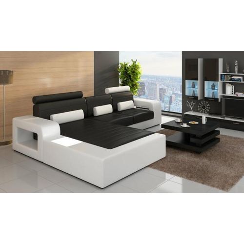 LEDER SOFA mit USB GARNITUR ECKSOFA H2209 BETA GARNITUR LEDERCOUCH Maßfertigung