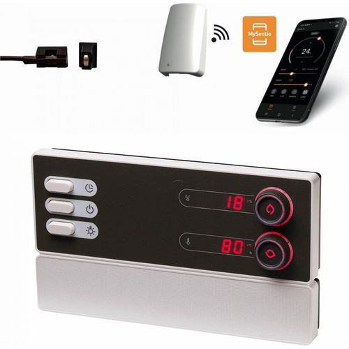 Sentiotec PRO B3 Combi Saunasteuerung inkl. MySentio WiFi und Türsensor bis 10,5 kW