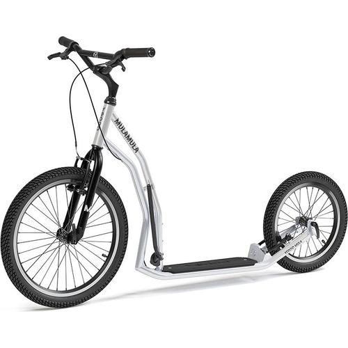 Scooter Yedoo Mula Y40 Tretroller mit Luftreifen 20/16 Silber
