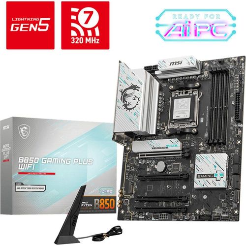 MSI B850 GAMING PLUS WIFI Motherboard AMD B850 Sockel AM5 ATX