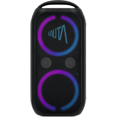 TechniSat WUMMSBOX | Bluetooth Lautsprecher mit Akku, Subwoofer und Lichteffekt