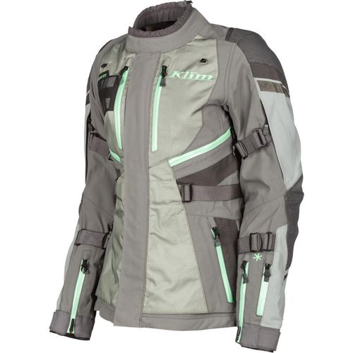 Klim Artemis 2023 Damen Motorrad Textiljacke, grau/silber, S