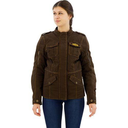Segura Tabata Damen Motorrad Textiljacke, dunkelbraun, 36