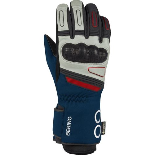 Bering Austral GTX wasserdichte Motorrad Handschuhe, blau/grau, S