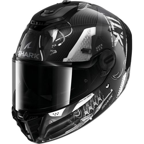 Shark Spartan RS Xbot Carbon Helm, schwarz/anthrazit/silber, L (59/60)
