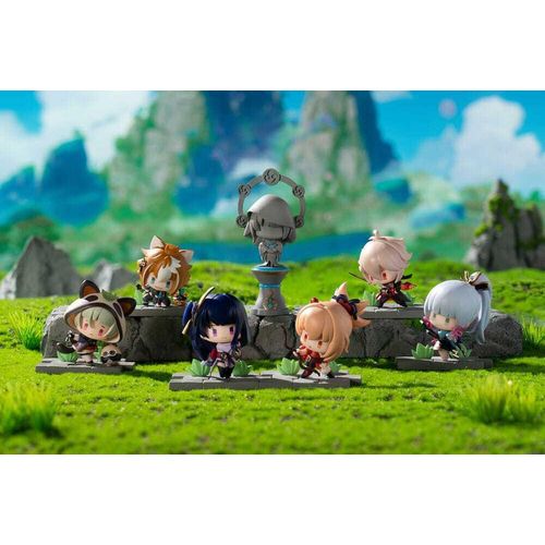 Genshin Impact Battle Scene Collection Mini-Figuren 6er-Pack Inazuma Edition 6 cm