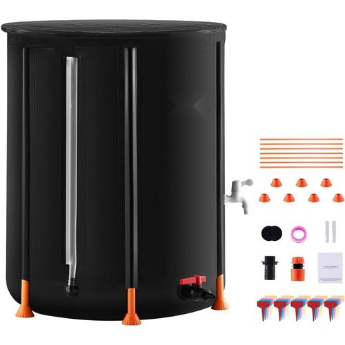 Regenwassertonne - 380L faltbar - Wassertank für Regenwasser - Regentonne für Garten und Terrasse