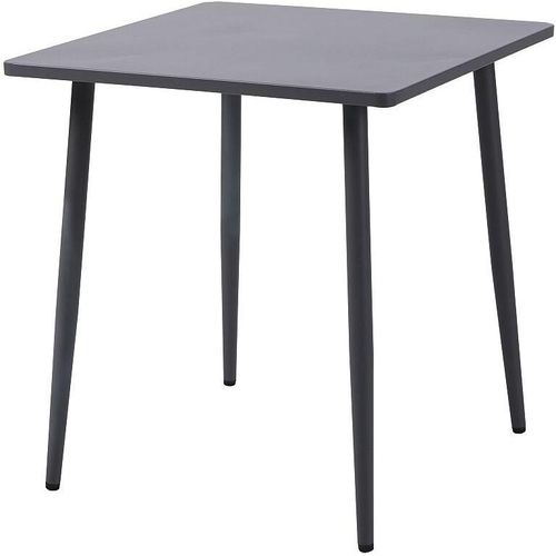 Bistrotisch 70x70cm, Stahl hellgrau