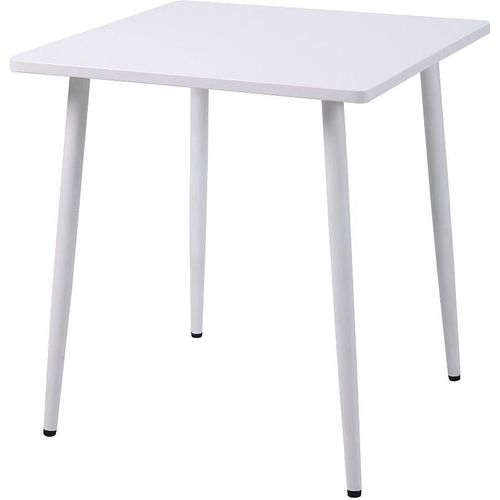 Bistrotisch 70x70cm, Stahl weiss