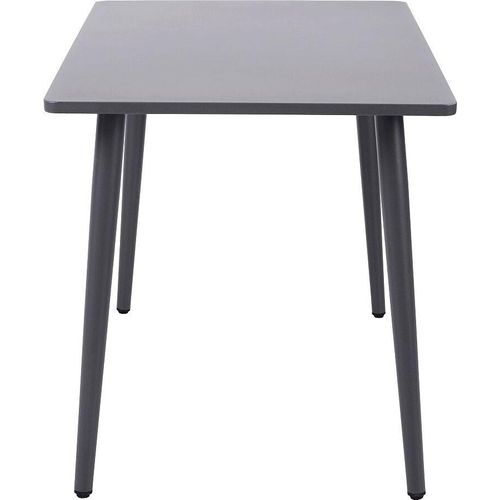 Bistrotisch Gartentisch 70x120cm, Stahl hellgrau