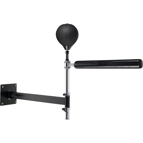Wandmontierte Box--Bar mit Punchingball - Verstellbarer Geschwindigkeits-Trainer - Reflex-Boxstange inklusive Handschuhe - Box-Trainingsgerät für Kickboxen, MMA und Fitness