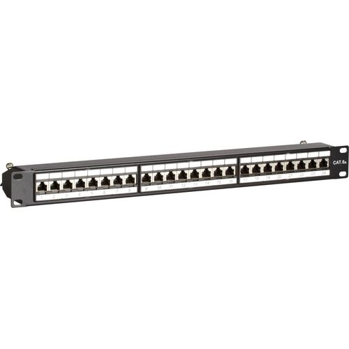 DSIT CAT 6a, STP Netzwerk-Patchpanel, 19”, 24-fach