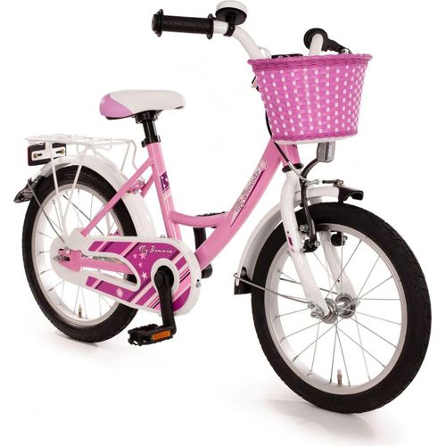 Bachtenkirch Kinderfahrrad Mädchen 12 14 16 18 Zoll ab 3 4 Jahre Fahrrad Kinder, Reifengröße:12 Zoll