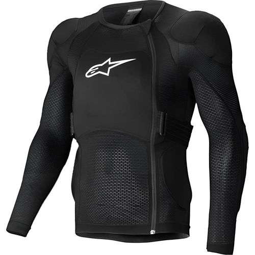 Alpinestars A-Impact Plasma Langarm Protektorenjacke, schwarz/weiß, S