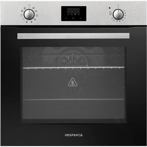 Backofen autark Einbau Edelstahl Herd Grill Heißluft Timer Ofen Jim 72L Respekta