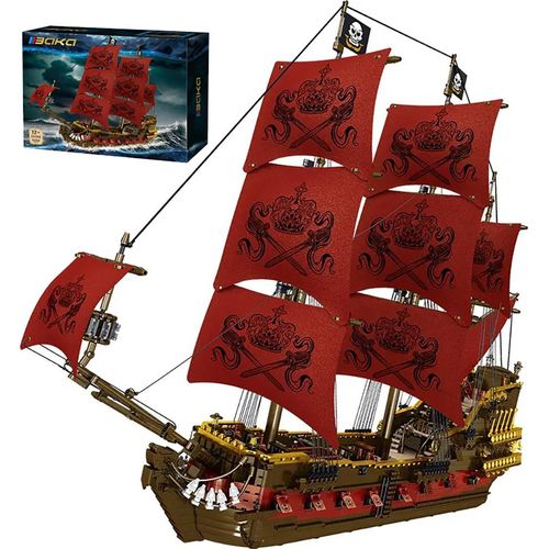 BAKA 33306 Schiff Moc Klemmbausteine 4469 Teile Konstruktionsspielsteine