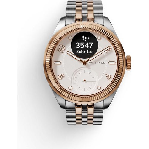 WITHINGS Damenuhr Scanwatch 100% Edelstahl mehrfarbig onesize Damen 39 HWA10-MODEL 10-ALL, HWA10-MODEL 11-ALL