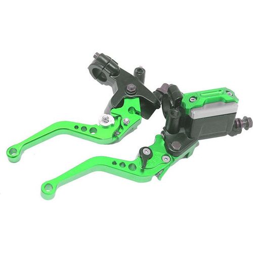 CNC Scheibenbremspumpe 7/8 22mm hydraulisch Verstellbare Winkel Kupplung Montage Offroad Motorrad allgemeine Modifikation Grün