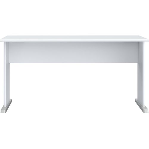 Schreibtisch ></noscript>TEMPRA2< in Weiss - 144x72x72cm (BxHxT)