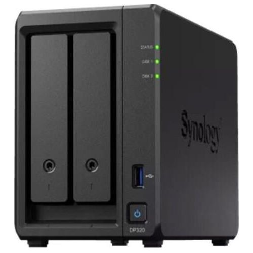 Synology NAS DP320 2 Bay 8TB - Netzwerkspeichergerät mit ActiveProtect