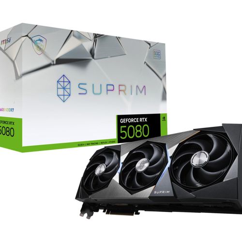 Msi Rtx5080 Suprim Soc 16Gb Gddr7 Hdmi 3Xdp