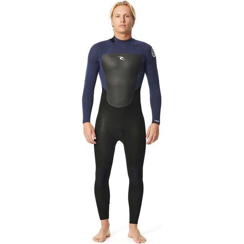 Rip Curl Omega 4/3 Mm Gb Steamer Langarm-neoprenanzug Mit Reißverschluss Am Rücken Schwarz MT Schwarz MT