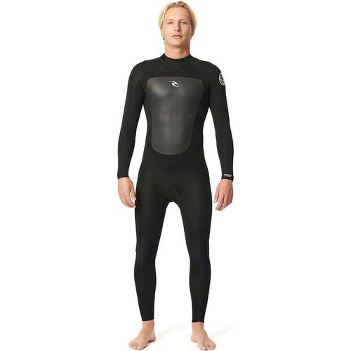 Rip Curl Omega 4/3 Mm Gb Steamer Langarm-neoprenanzug Mit Reißverschluss Am Rücken Schwarz M Schwarz M