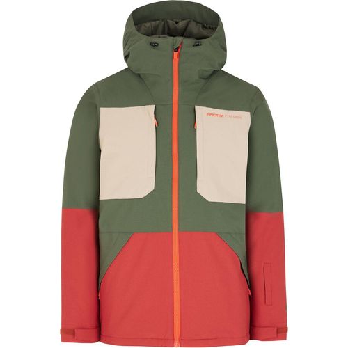 PROTEST PRTENSTONE BARN RED Ski Jacke Herren Protest Ski- Snowboardjacke BARN RED L