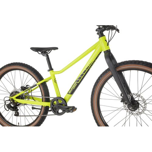 SuperSuper Xplore Kinder-Mountainbike 24 Zoll - 7 Gänge - Gelb/Grün