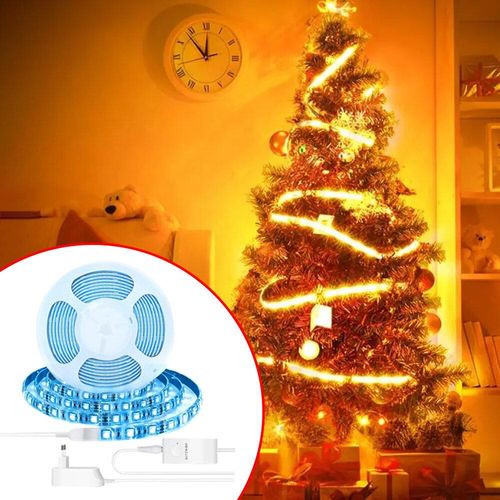 BlitzWolf® BW-LT11 2M/5M Smart APP Control RGBW LED Lichtstreifen Kit Arbeit mit Amazon Alexa Google Assistant Decorations Clearance Lights - 5M EU Pl