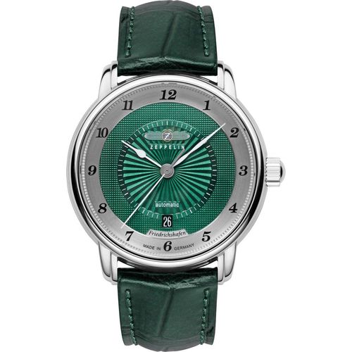 Zeppelin 8556-2 Herrenuhr Automatik Friedrichshafen Grün