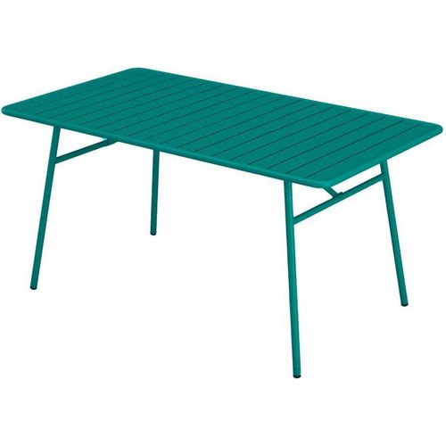 Gartentisch - L. 160 cm - Metall - Blau - MIRMANDE von MYLIA