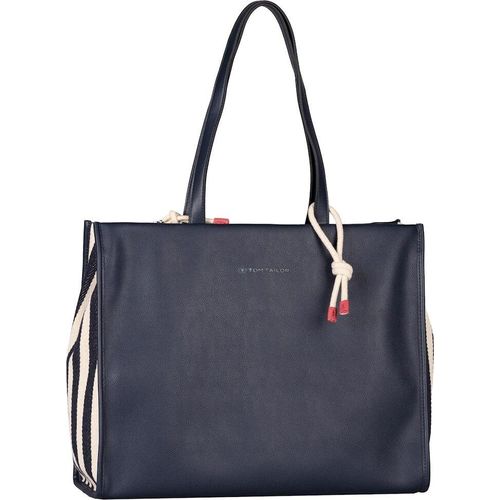 Tom Tailor Handtaschen Kama, Zip shopper L, dark blue, Blau