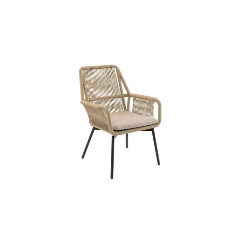 Lesli Living Stapelstuhl Silas beige inkl. Sitzkissen