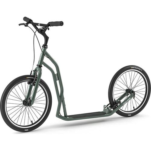 Tretroller Yedoo Steel S2016 Dogscooter Scooter Roller Cityscooter grün