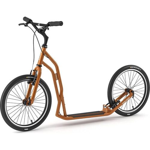 Tretroller Yedoo Steel S2016 Dogscooter Scooter Roller Cityscooter orange