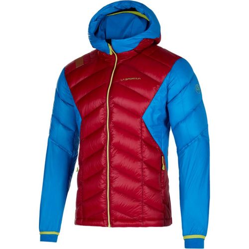 Aiguille Down Jkt M, Mountaineering, Man, Jacket, R20B34 Sangria/Electric Blue, M - La Sportiva
