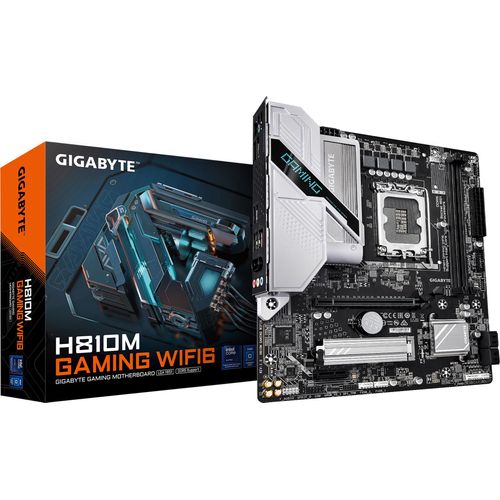 Gigabyte 1851 H810M Gaming WIFI6 - DDR5/M.2/DP/HDMI/AµATX - Mainboard - Intel H810