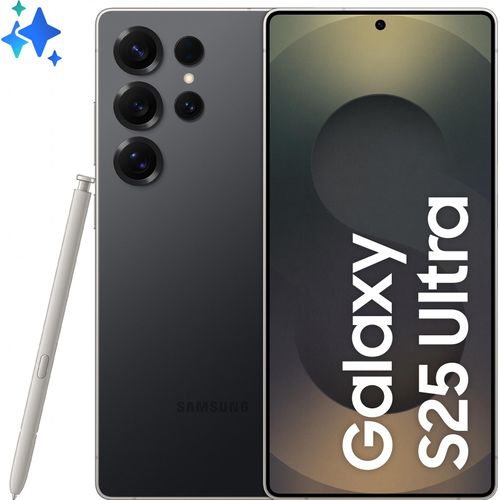 Samsung Galaxy S25 Ultra 5G 256GB, Titanium Black