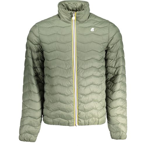 Grüne Herren-Daunenjacke mit Eco Warm und Taschen für den Winter, Größe: L Farbe: Verde