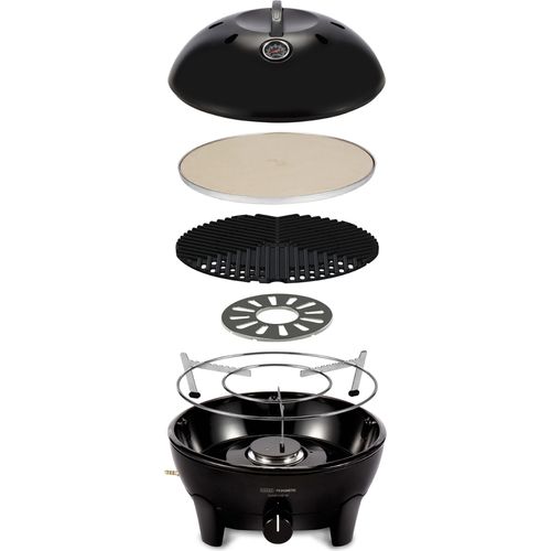 Cadac Glamp Chef 40 BBQ / Pizza Stone 30mbar Gasgrill Campinggrill ø 40 cm 5610C-35-04-EF