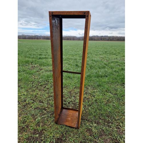 Edelrost Kaminholzregal Bausatz Edelrost Kaminholzregal Bausatz - h=120 b=80