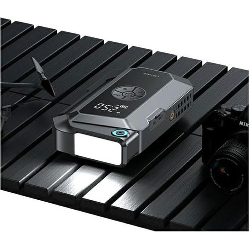 Usams Jumpstarter Powerbank 8000Mah + Eingebaute Taschenlampe Schwarz/Schwarz Zb287