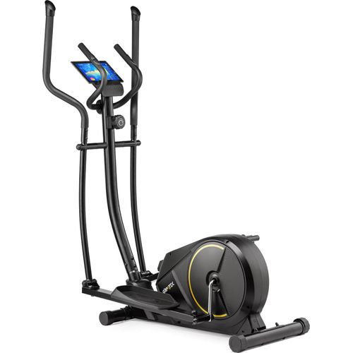 Gymtek® Magnetischer Crosstrainer für Zuhause, Elliptical Trainer, Ellipsentrainer - bis 135 kg - 9 kg Schwungmasse, 8 Widerstandsstufen - Fitness