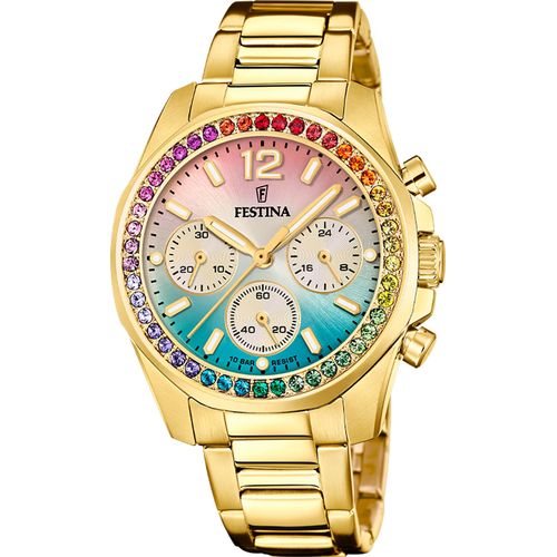 Festina Boyfriend Rainbow Chrono F20609/5 Frauenuhr Boyfriend Rainbow Chrono